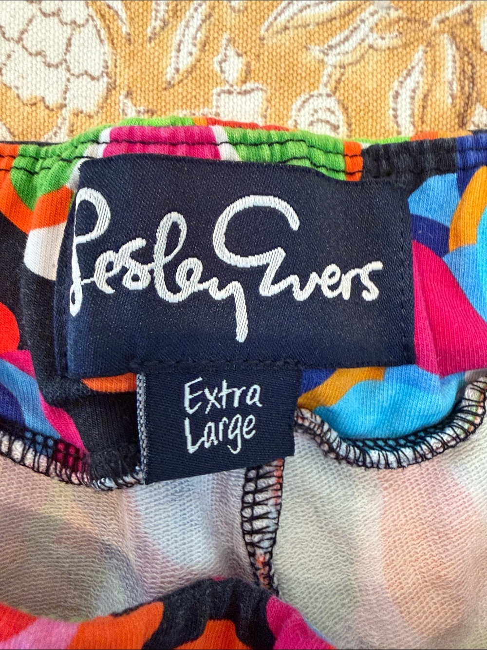 Lesley Evers XL Audrey Pants in Jubilee Multicolor knit, pockets - Picture 2 of 7